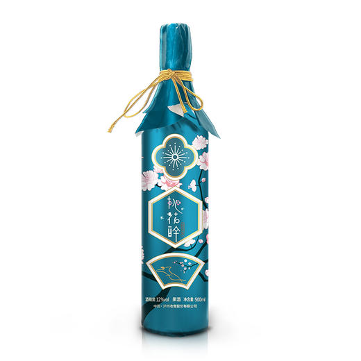 【泸州老窖酒名堂】12度 桃花醉（青色版）果酒 500ml 商品图1