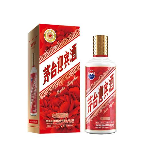 53度（花开富贵）迎宾酒500ml 单瓶 商品图1