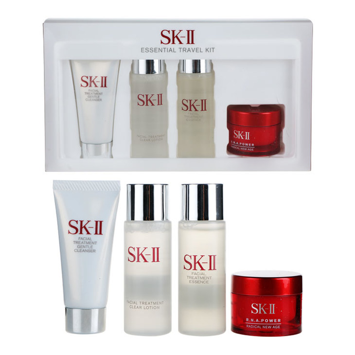 skii/sk-ii/sk2旅行四件套洁面+清莹露+神仙水+精华霜