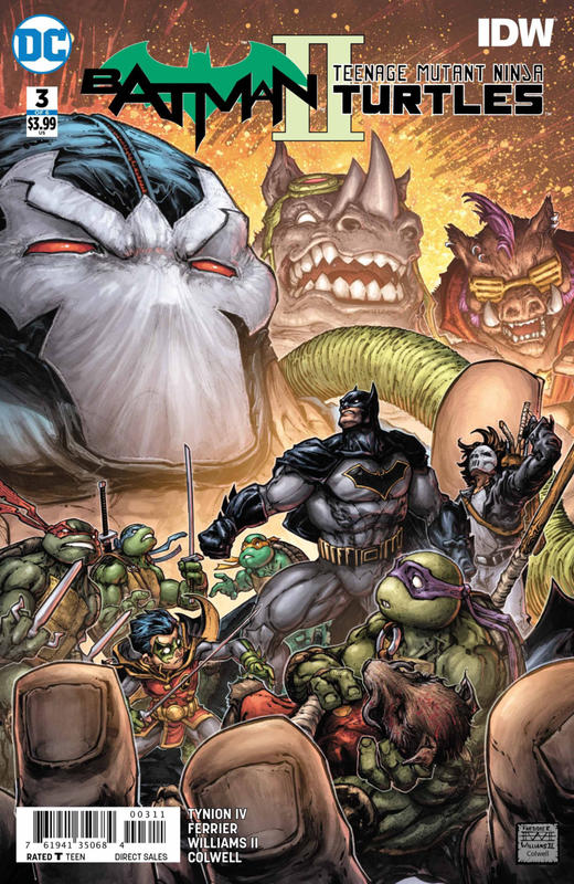 蝙蝠侠/忍者神龟 V2 斜线 Batman Teenage Mutant Ninja Turtles Il（2018）普封 商品图3