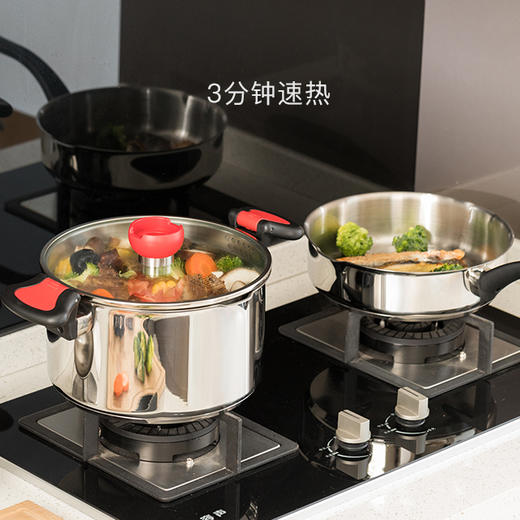 3层复合不锈钢锅丨3分钟速热，结实耐用的好锅 商品图1