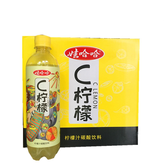 娃哈哈 碳酸饮料c柠檬 c蜜桃