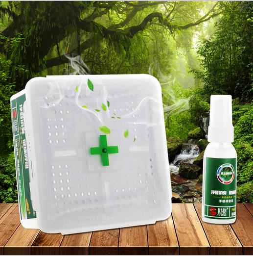 【汽车用品】净味魔盒汽车香水车载固体香膏绿色森林空间健康卫士除甲醛 商品图2