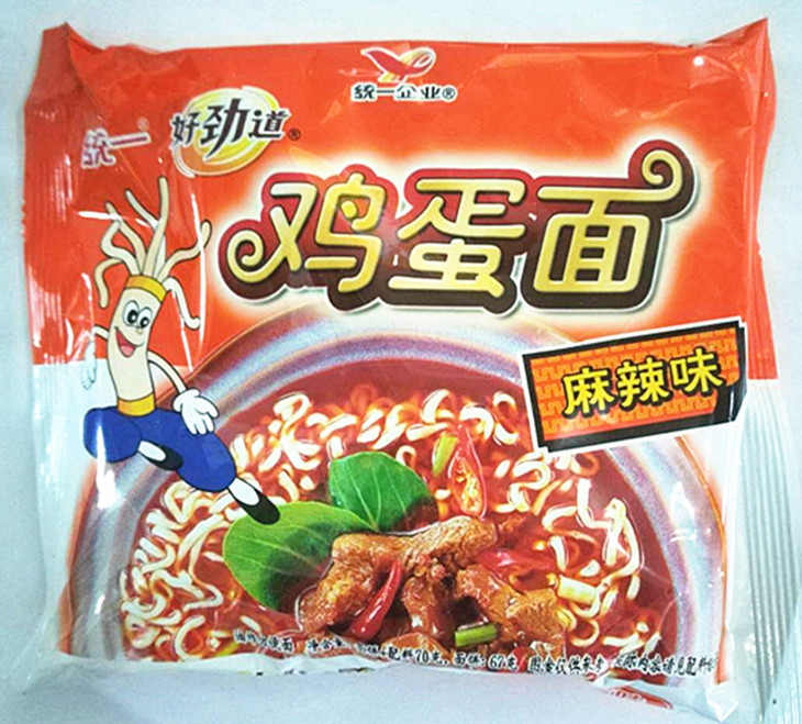 统一好劲道鸡蛋面
