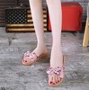 【服饰鞋包】亚麻拖鞋女夏室内外居家防滑办公室家用家居可爱蝴蝶结凉拖鞋 商品缩略图3