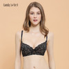 奶糖派 超薄蕾丝大胸显小 外露肩带大码文胸内衣 65HI70F75E80G 商品缩略图1