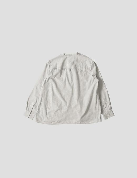 MHL 蓝白条纹立领衬衫 商品图1