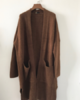 【外套】单 百搭驼色 双口袋 长款开衫 商品缩略图3
