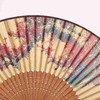 Korssan 桑蚕丝手工画竹骨扇  CSS1363001  07A红 商品缩略图2
