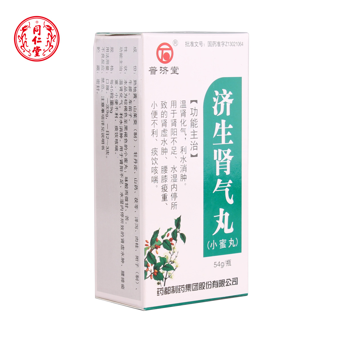 普济堂 济生肾气丸 54g*1瓶/盒(处方药)