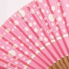 桑蚕丝手工印花竹骨扇 商品缩略图2