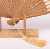 Korssan 桑蚕丝手工画竹骨扇CSS1363001 07F 咖 商品缩略图2