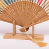 Korssan 桑蚕丝手工画竹骨扇  CSS1363001 07I 黄 商品缩略图1