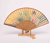 Korssan 桑蚕丝手工画竹骨扇  CSS1363001 07I 黄 商品缩略图0