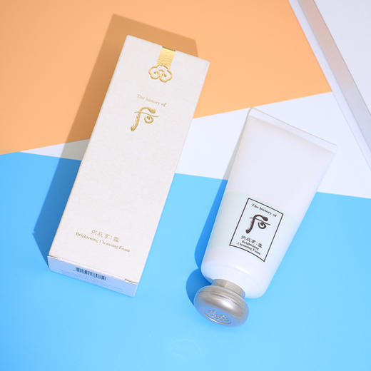 【现货】韩国后Whoo共振享平衡黄色泡沫洁面膏/粉色水研/红色津率享洗面奶 商品图4