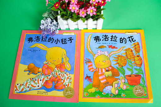 【赠贴画】正版 全2册 弗洛拉的花+弗洛拉的小毯子 0-4岁宝宝亲子早教妈咪宝贝睡前阅读情商启蒙小兔子童话故事 海豚绘本花园 商品图3