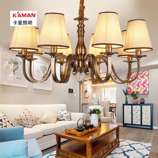 【卡曼照明】美式吊顶现代简约客厅卧室餐厅灯具别墅