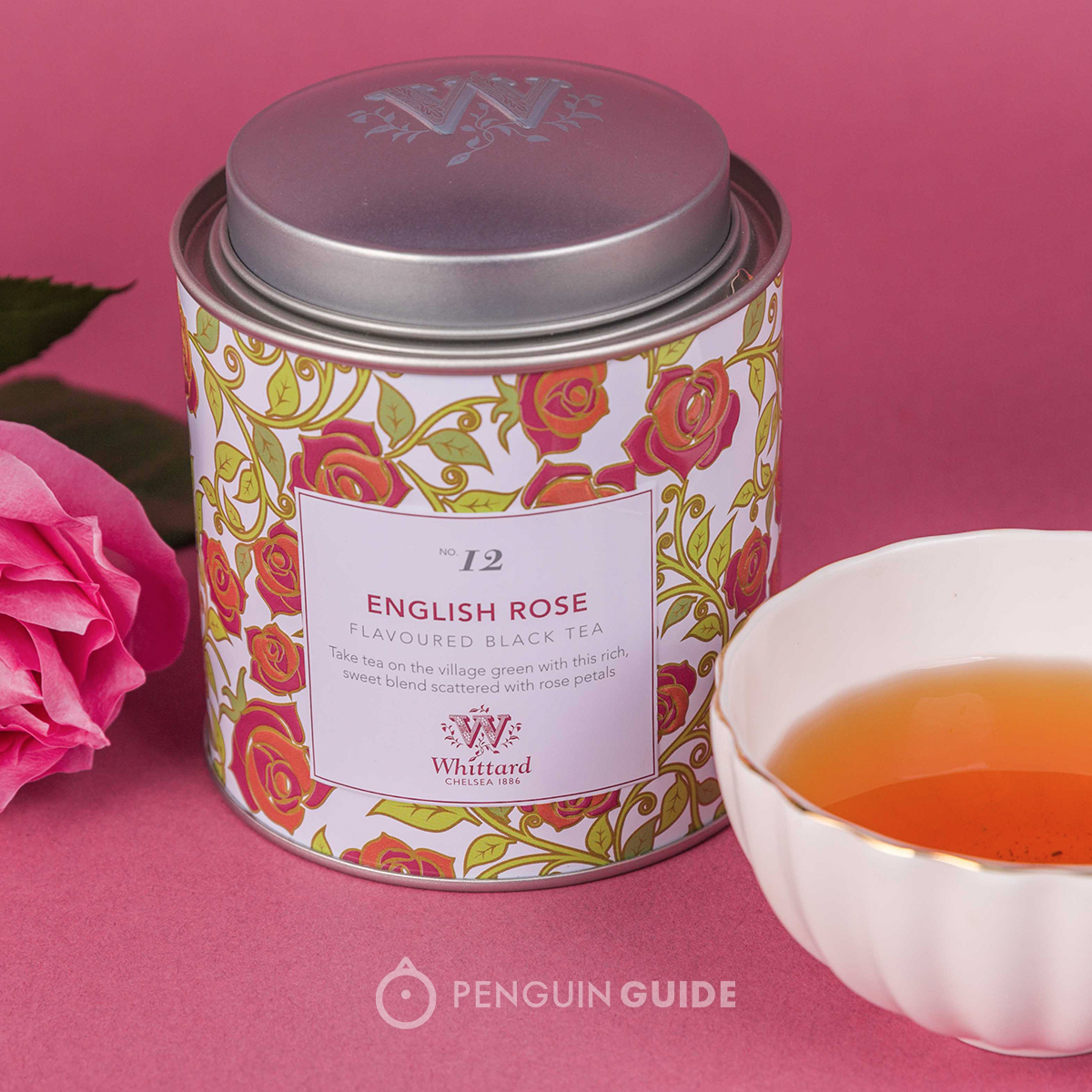 whittard玫瑰红茶 english rose 100g 罐装