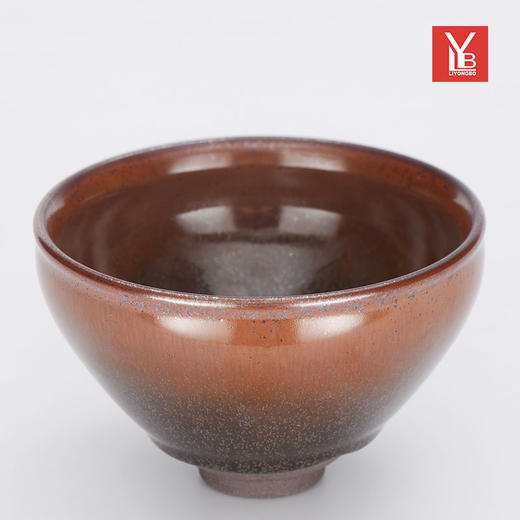 LYB  詹桂溪 柴窑精品建盏  茶末釉敞口杯、柿红芝麻釉点茶碗、茶末釉撇口盏、柿红芝麻釉玉兰杯 商品图2