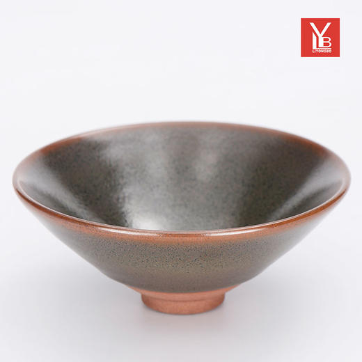 LYB  詹桂溪 柴窑精品建盏  茶末釉敞口杯、柿红芝麻釉点茶碗、茶末釉撇口盏、柿红芝麻釉玉兰杯 商品图4