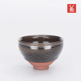 LYB建盏 詹桂溪 银芝麻束口盏 冠军极品