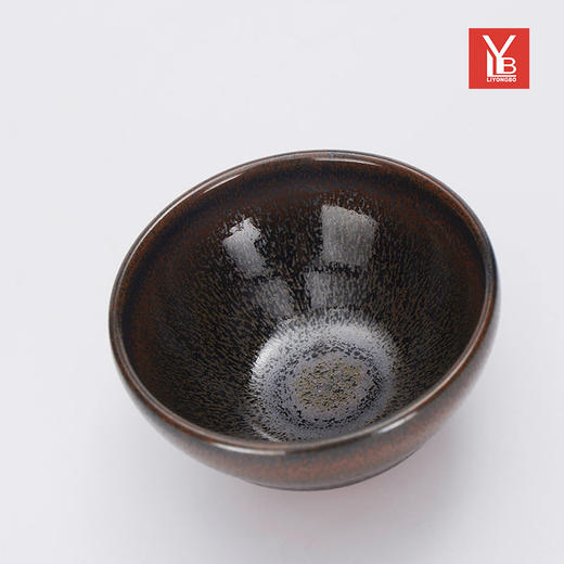 LYB建盏  詹桂溪 柿红银芝麻禅定杯 冠军极品 商品图2