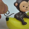 【装饰品】。香蕉猴创意汽车小摆件 树脂工艺品 汽车装饰品 卡通动物摆件 商品缩略图2