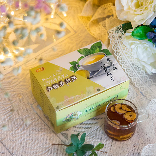 红糖姜丝茶  健康茶 红糖 红枣 姜丝组合茶 商品图0