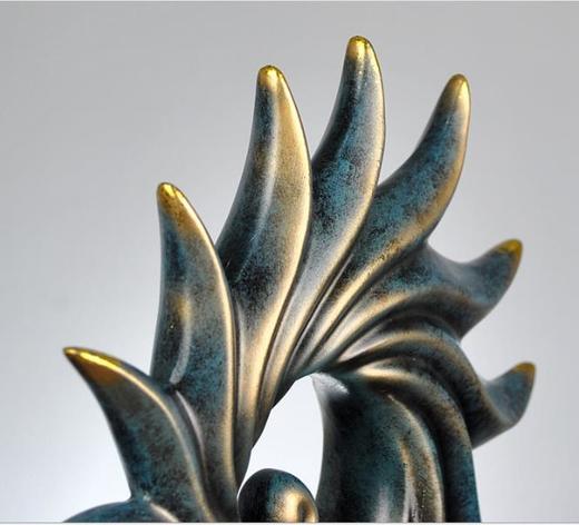 【家居摆件】*创意欧式家居摆件办公用品 树脂工艺品海螺摆件 商品图3