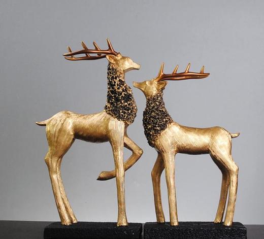 【家居摆件】*欧式麋鹿摆件 创意奢华家居摆件 商品图3