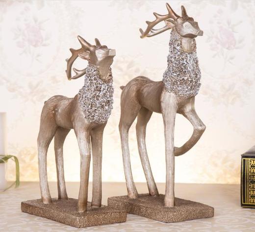【家居摆件】*欧式麋鹿摆件 创意奢华家居摆件 商品图4