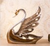 【家居摆件】。树脂工艺品欧式家居摆件结婚创意礼品情侣天鹅 商品缩略图2