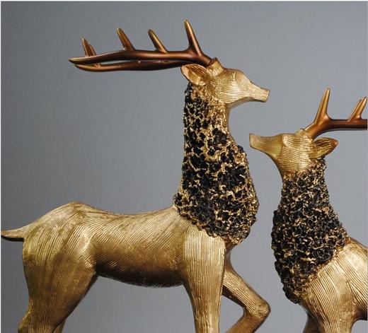 【家居摆件】*欧式麋鹿摆件 创意奢华家居摆件 商品图2