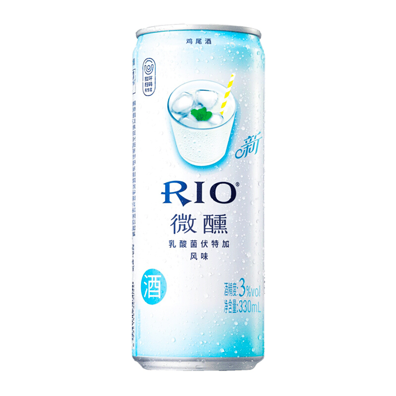 锐澳(rio)洋酒 鸡尾酒 预调酒 乳酸菌330ml