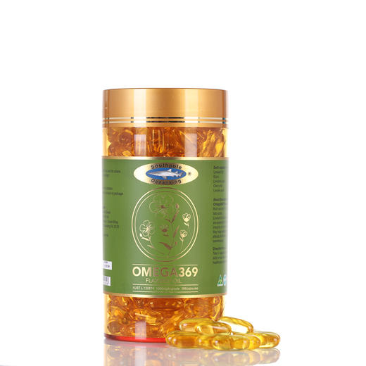 亚麻籽油软胶囊 保护心脑血管 1000mg欧米伽369 OceanKing 366粒 商品图2