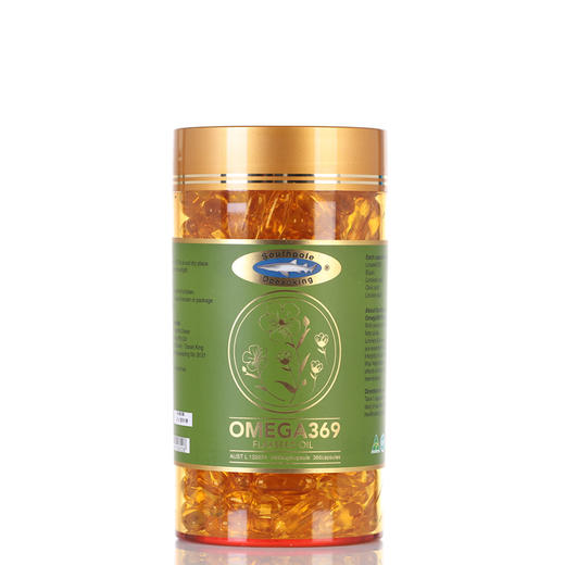 亚麻籽油软胶囊 保护心脑血管 1000mg欧米伽369 OceanKing 366粒 商品图0