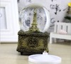 【家居摆件】。复古四方铁塔水晶球旋转雪花音乐盒 八音盒 商品缩略图4