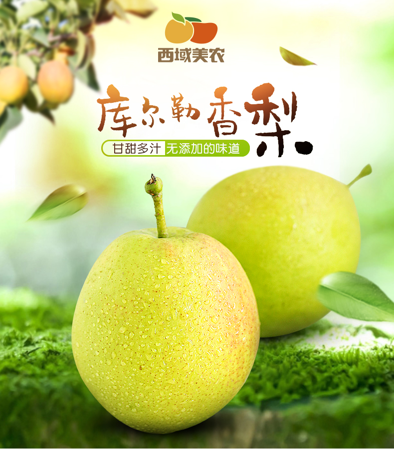 西域美农 新疆库尔勒香梨 当季时令新鲜水果批发包邮鲜果