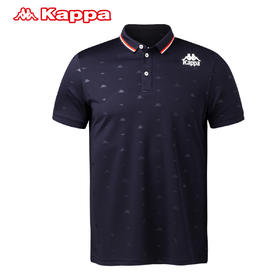 【kappa】Kappa/背靠背卡帕夏季男T恤翻领短袖透气商务休闲Polo衫