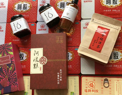 3盒阿胶糕+玫瑰纯露，莱阳梨膏，玫瑰花其中任选2件 商品图0
