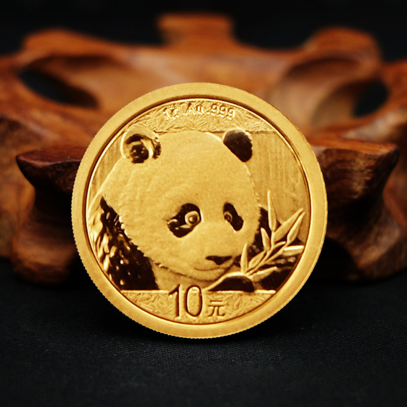 【熊猫金币】2018年熊猫1克金币(赠绿盒)·中国人民银行发行