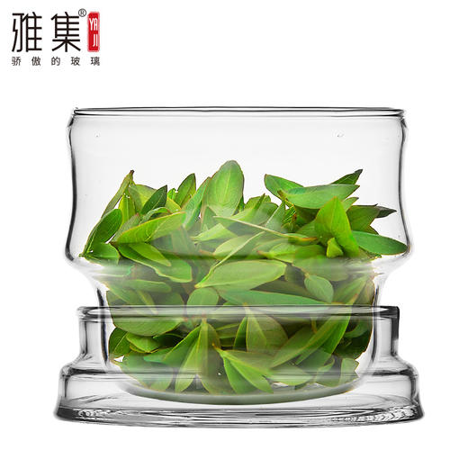 雅集玻璃杯直觉窈窕杯 玻璃茶具套装泡茶壶 灵器泡茶杯子 商品图4