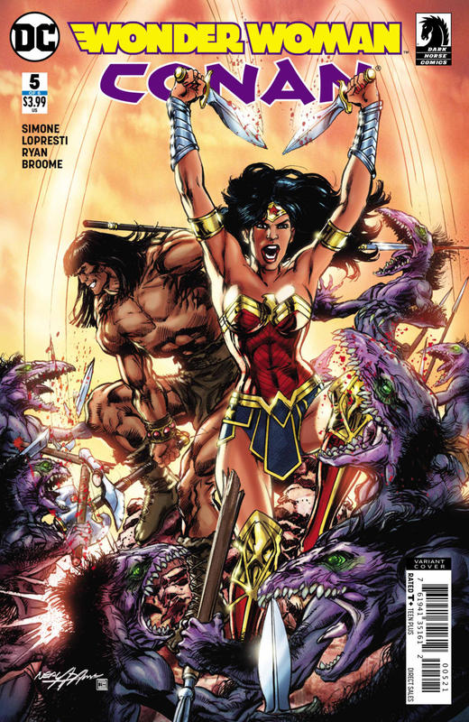 神奇女侠/蛮王柯南 斜线 Wonder Woman/Conan（2017）变体 商品图2