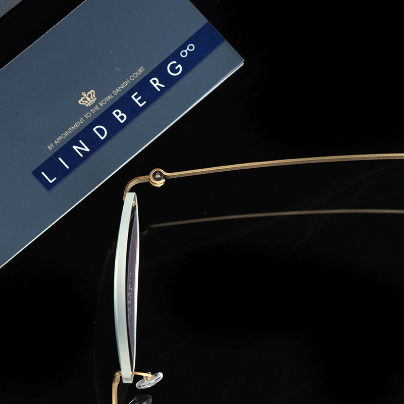 lindberg「strip3p系列·2279 gt 林德伯格眼镜架女无框男