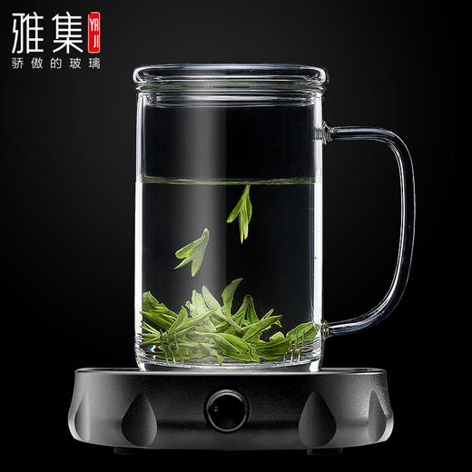 雅集玻璃杯恒温保温套装智能恒温宝耐热泡茶玻璃杯直觉杯保温杯子 商品图3