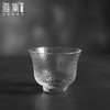 雅集  锤纹玻璃品茶杯手工玻璃小茶杯品茗杯加厚耐热透明玻璃小杯子 商品缩略图0