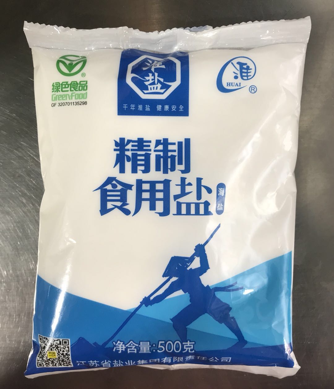 精制食用盐 500克*40袋/箱