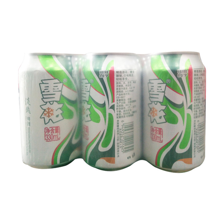 雪花淡爽易拉罐8度(330ml*6)