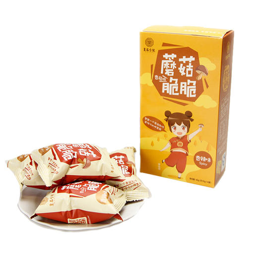 【健康零食】皇品字号 蘑菇脆脆 礼盒装 健康网红零食 五盒装（口味随机） 商品图2