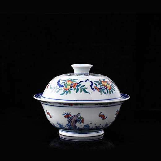 青花斗彩寿山福海28头餐具（定制产品） 商品图1